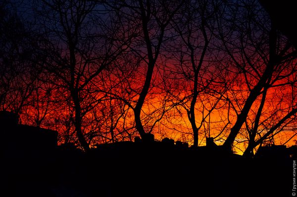 Sunsets in Tbilisi